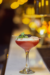 New trend of cocktails colorful taste and fashion