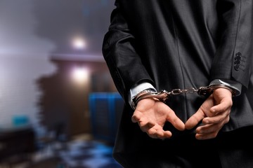Arrest bound bracelet bribe bribery business businessman