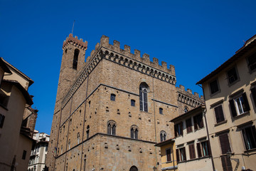 Fototapeta premium The historical Palazzo del Bargello built in 1256 to house the police chief of Florence