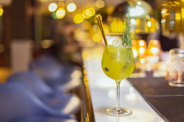 New trend of cocktails colorful taste and fashion