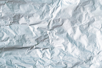 Texture image of crumpled packaging foil