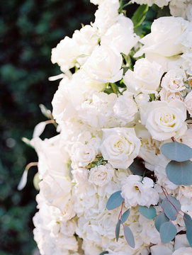 white florals