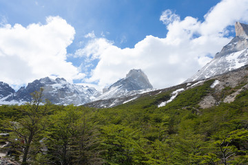 French Valley landscape, Torres del Paine, Chile