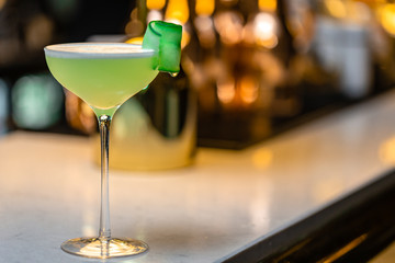 New trend of cocktails colorful taste and fashion