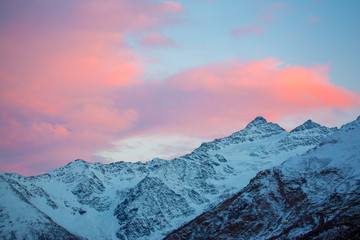 aerial view of mountains