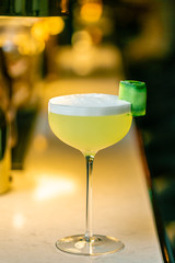 New trend of cocktails colorful taste and fashion