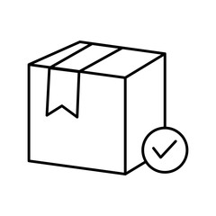 Valid Delivery of Package Check icon for your project
