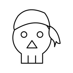 Pirate Bandana icon for your project