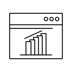 Obraz premium Marketing Page icon for your project