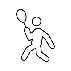 Tennis Player icon for your project