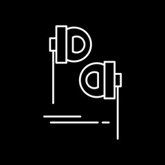 Earphone icon for your project