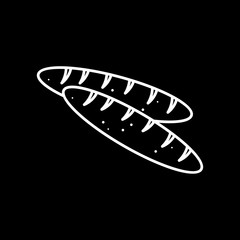 French Bread icon for your project