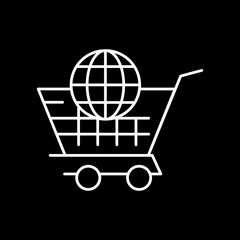 World shopping icon for your project