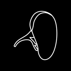 Obraz premium Spleen icon for your project