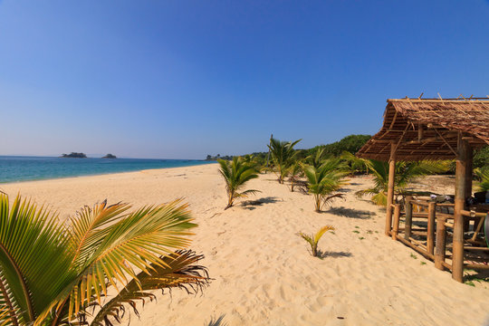Tizit beach on the Dawei peninsula, Myanmar