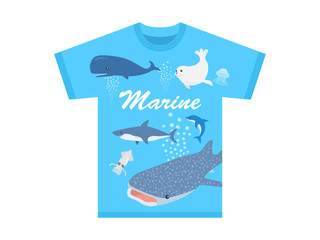 海のデザインTシャツ © R-DESIGN