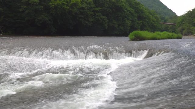 Tokyo,Japan-July 24, 2019: Fukiware falls in Gunma prefecture