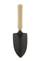Garden hand trowel isolated on white with clipping path