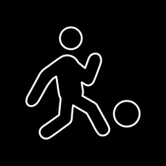 Foot Ball Player icon for your project