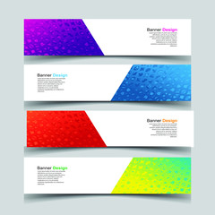 Fototapeta premium Vector Abstract design banner web template