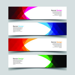 Vector Abstract design banner web template