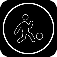Foot Ball Player icon for your project