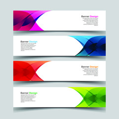 Vector Abstract design banner web template
