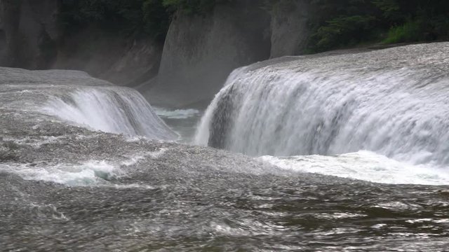 Tokyo,Japan-July 24, 2019: Fukiware falls in Gunma prefecture