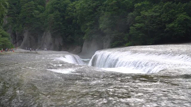 Tokyo,Japan-July 24, 2019: Fukiware falls in Gunma prefecture