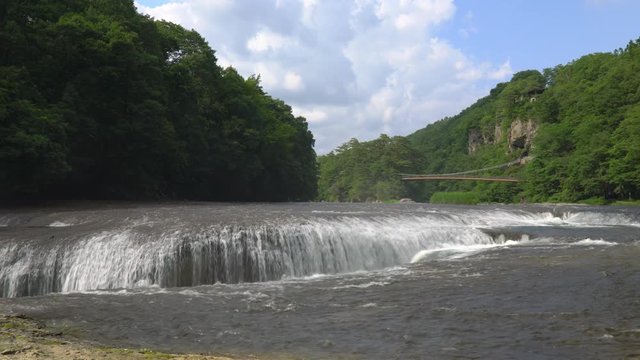 Tokyo,Japan-July 24, 2019: Fukiware falls in Gunma prefecture