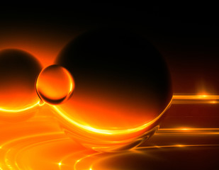 Beautiful light flares. Glowing streaks on dark background. .Luminous abstract sparkling lined background. light effect wallpaper. .Sci fi technology. Sequins backdrop. New planet.