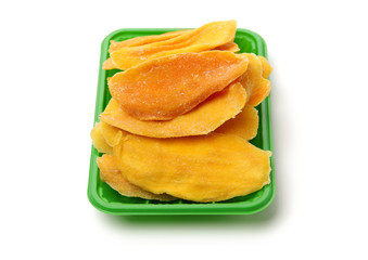 Mango. dry mango on the background