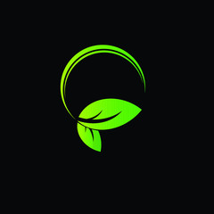 leaf logo icon or ornament