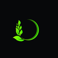 leaf logo icon or ornament