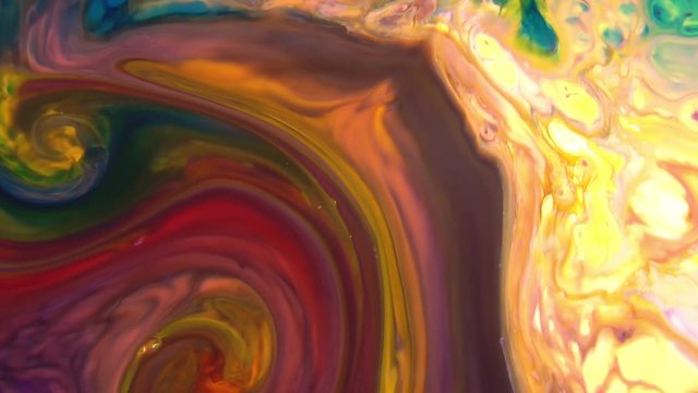 1920x1080 25 Fps. Very Nice Surface Moving Surface Liquid Paint Background Texture Video.