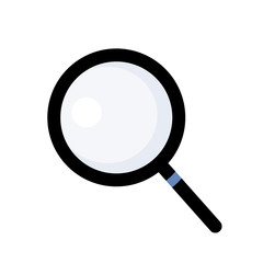 Magnifying glass icon vector. Simple icon symbol for research or spying 