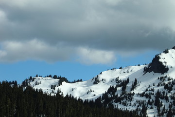 snow covered mountain