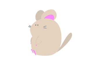 ゆるいチンチラ（ベージュ）