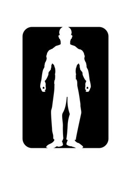logo sport silhouette h&uuml;bsch muskeln muckis k&ouml;rper kr&auml;ftig kraft bodybuilder stark sexy sch&ouml;n fitness pumpen posen mann kerl m&auml;nnlich training clipart