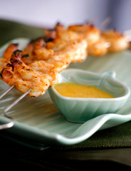 Asian Barbecue. Seafood - Studio