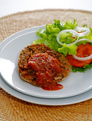 Asian Barbecue. Burger - Studio