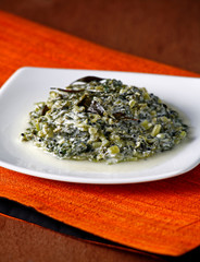 Asian Barbecue. Spinach - Studio