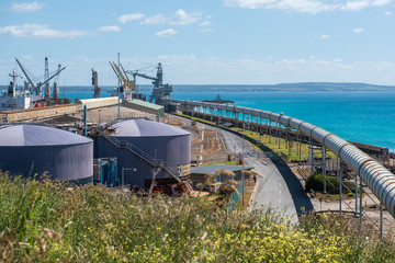 Pipeline at Portland Victoria Australia