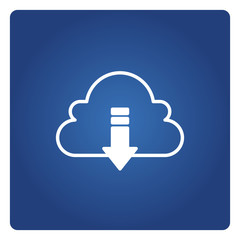 cloud download, update and install icons 