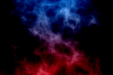 Red fire versus blue ice abstract background texture