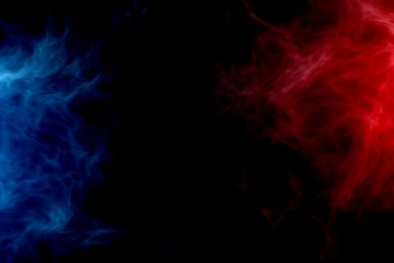 Red fire versus blue ice abstract background texture