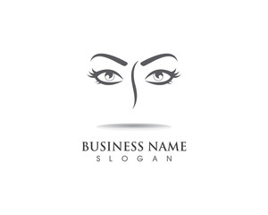 eye care health logo and symbol vector