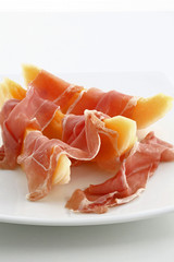 Italian Food. Prosciutto - studio