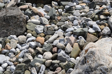 pebbles on the beach