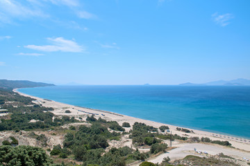 Landscape shot in Agios Stefanos on the island Kos in Greece